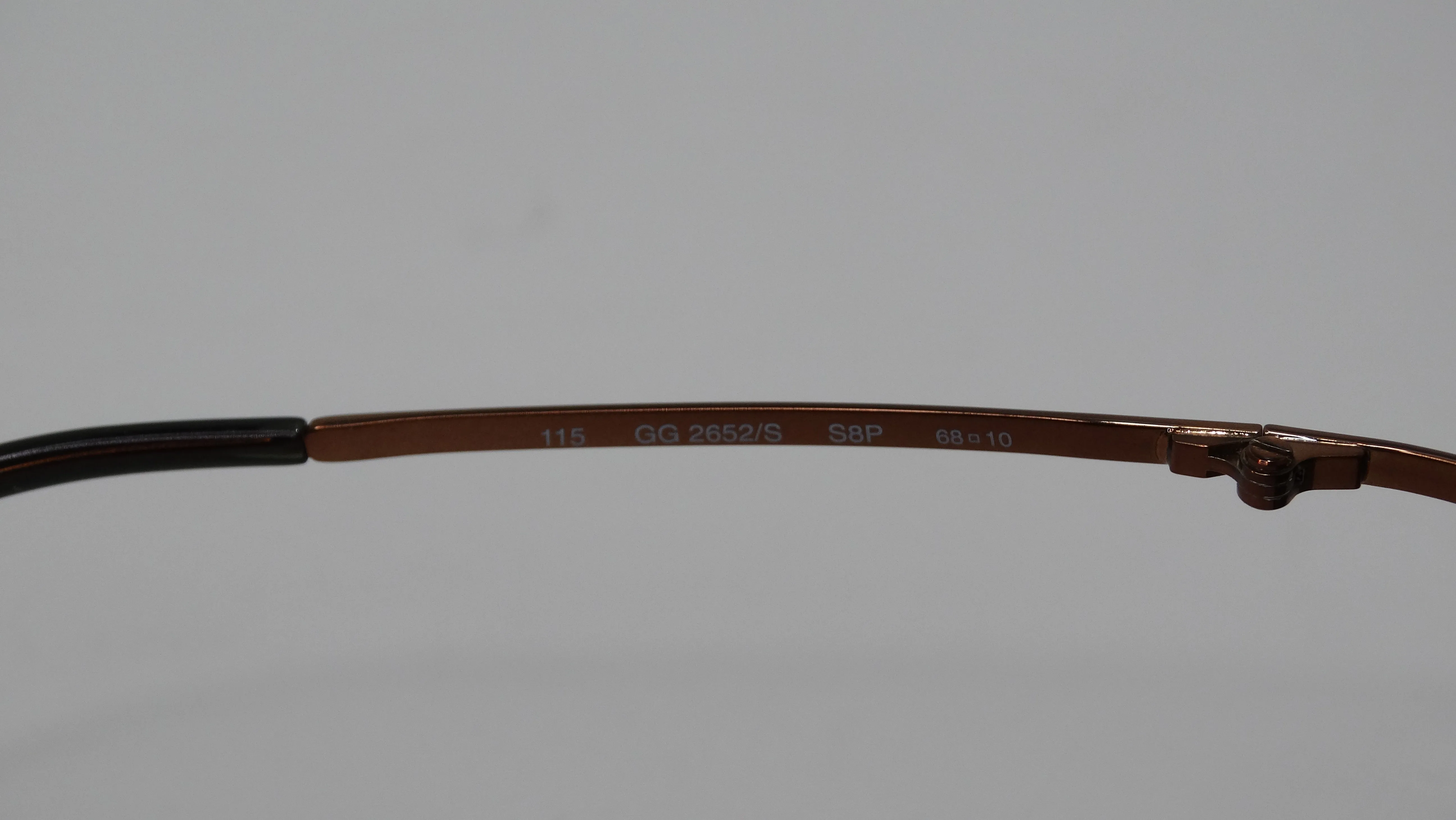 Gucci Vintage 1990's Semi-Rimless Rectangle Sunglasses