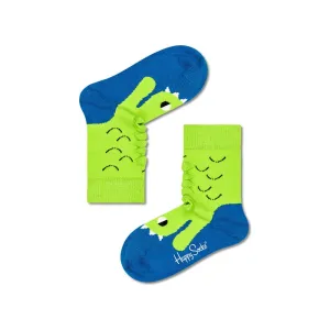 Happy Socks: Kids Space Animal Green Blue 2-3Y
