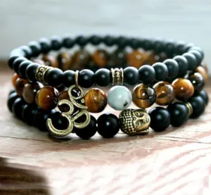 Healing beads Tiger eye Mala Bracelets