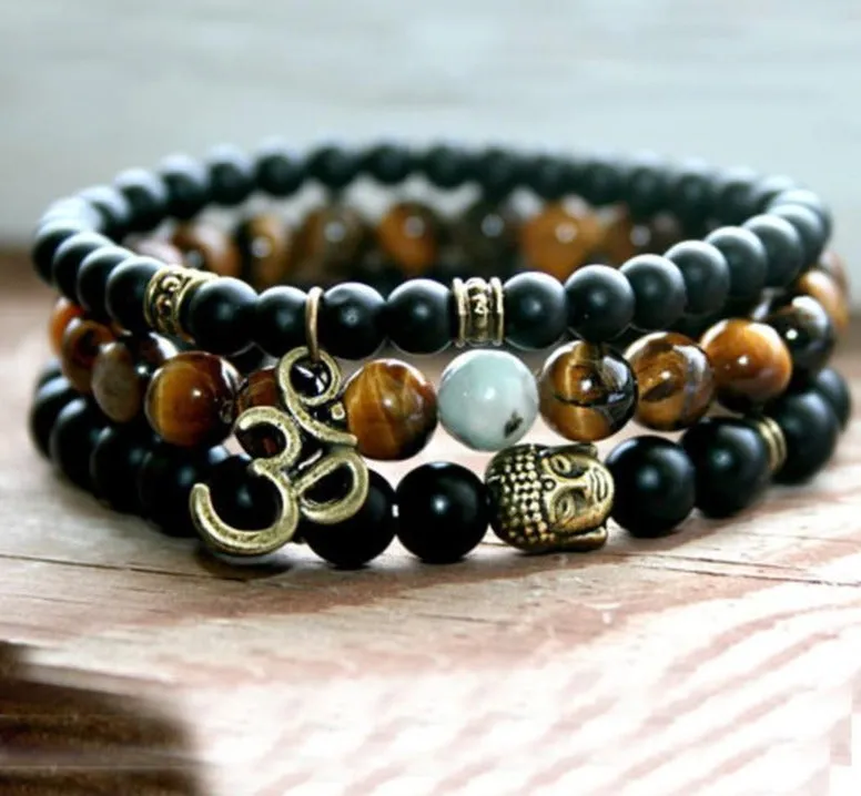 Healing beads Tiger eye Mala Bracelets
