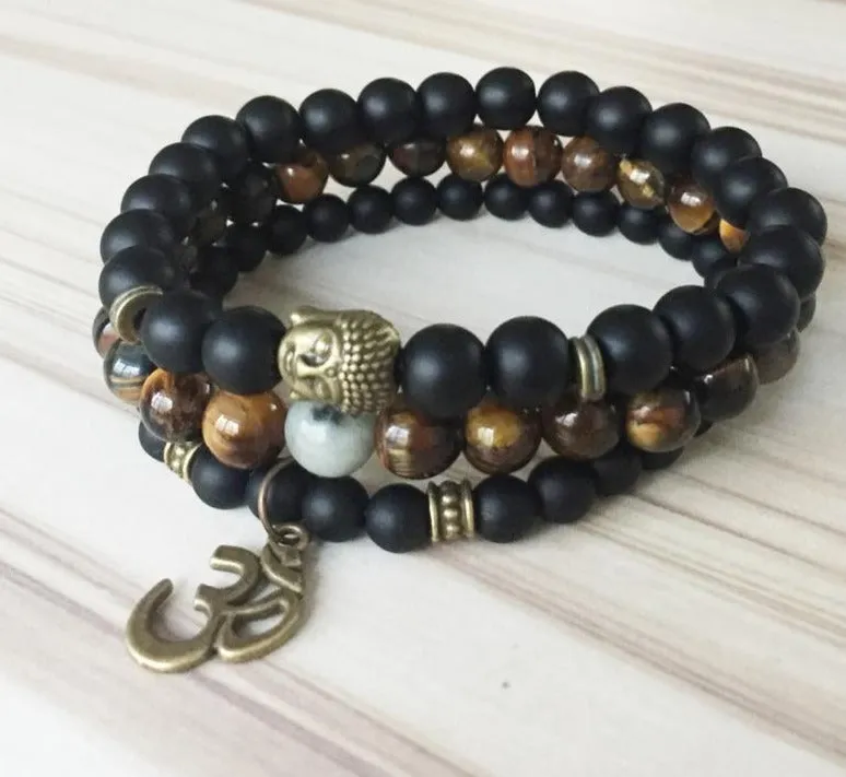 Healing beads Tiger eye Mala Bracelets
