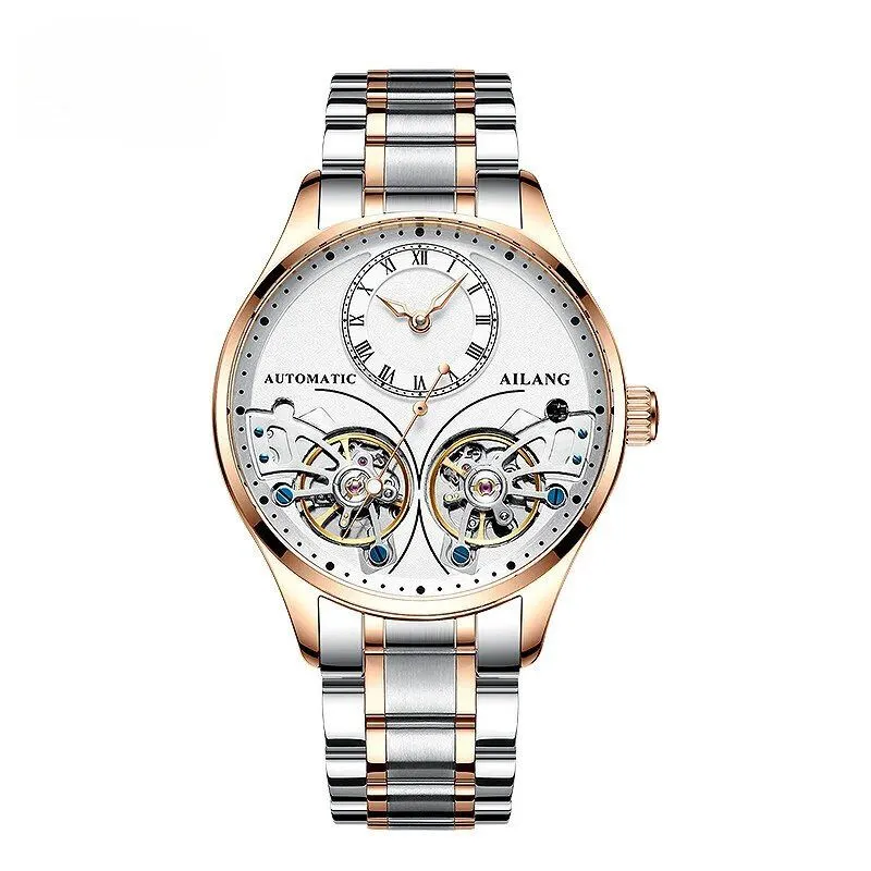 Illuminated Double Tourbillon Mechanical Timepiece