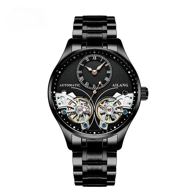 Illuminated Double Tourbillon Mechanical Timepiece