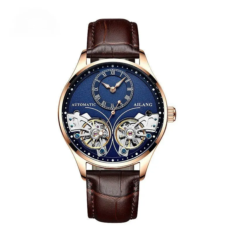 Illuminated Double Tourbillon Mechanical Timepiece