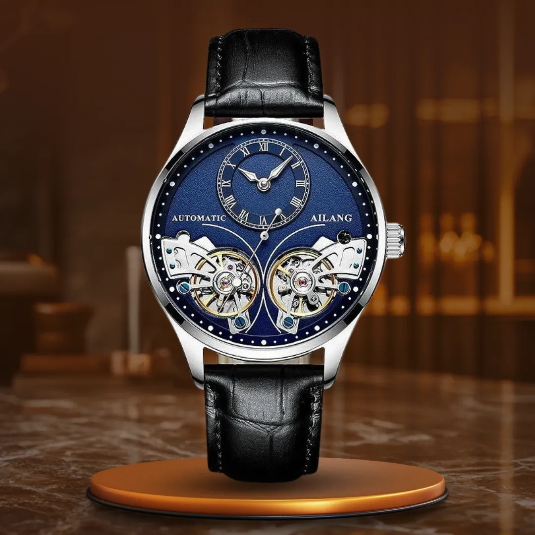 Illuminated Double Tourbillon Mechanical Timepiece