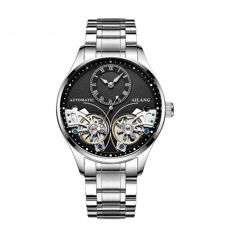 Illuminated Double Tourbillon Mechanical Timepiece