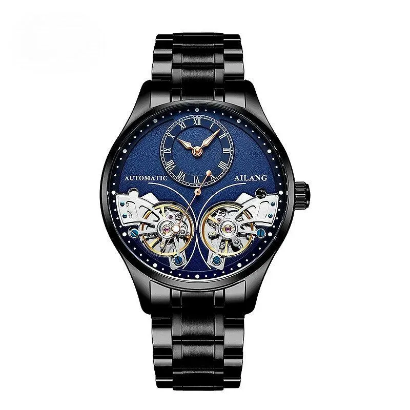 Illuminated Double Tourbillon Mechanical Timepiece
