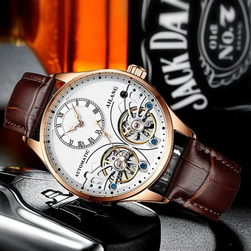 Illuminated Double Tourbillon Mechanical Timepiece