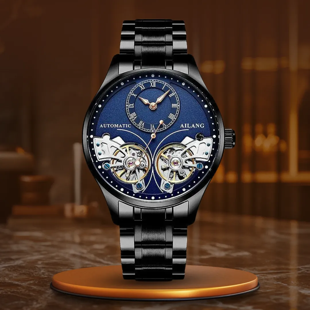 Illuminated Double Tourbillon Mechanical Timepiece
