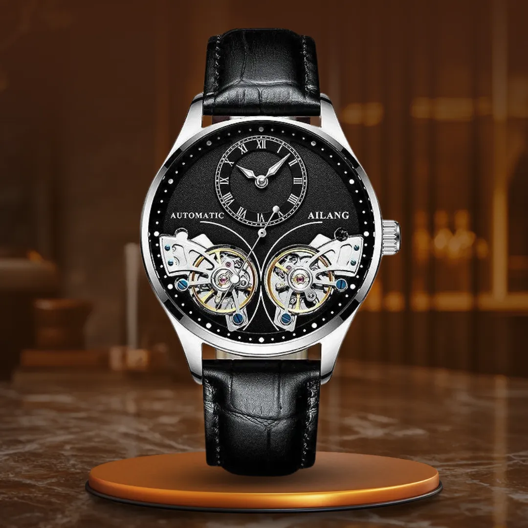 Illuminated Double Tourbillon Mechanical Timepiece