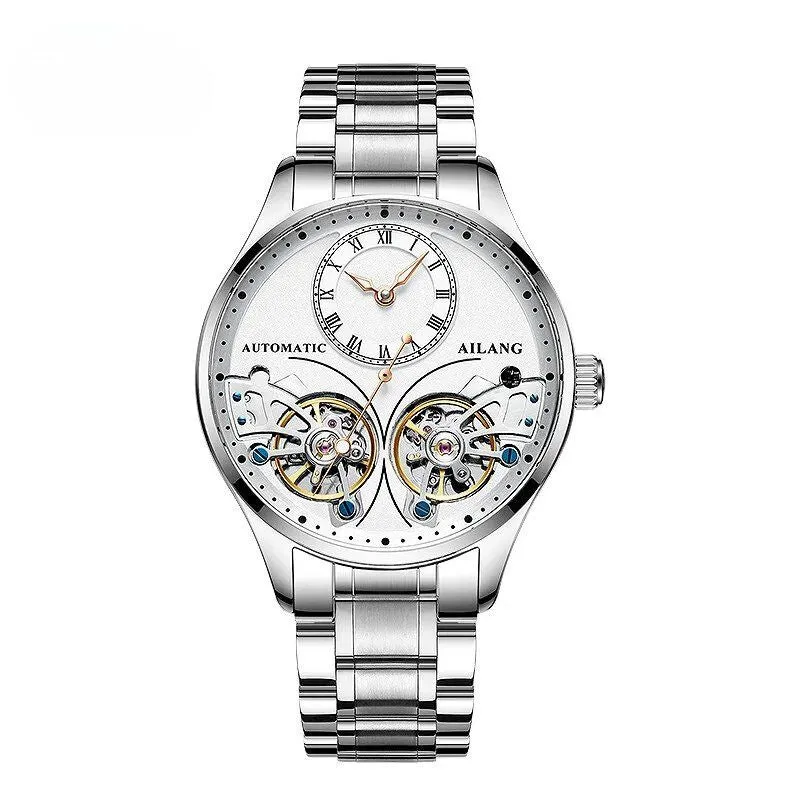 Illuminated Double Tourbillon Mechanical Timepiece