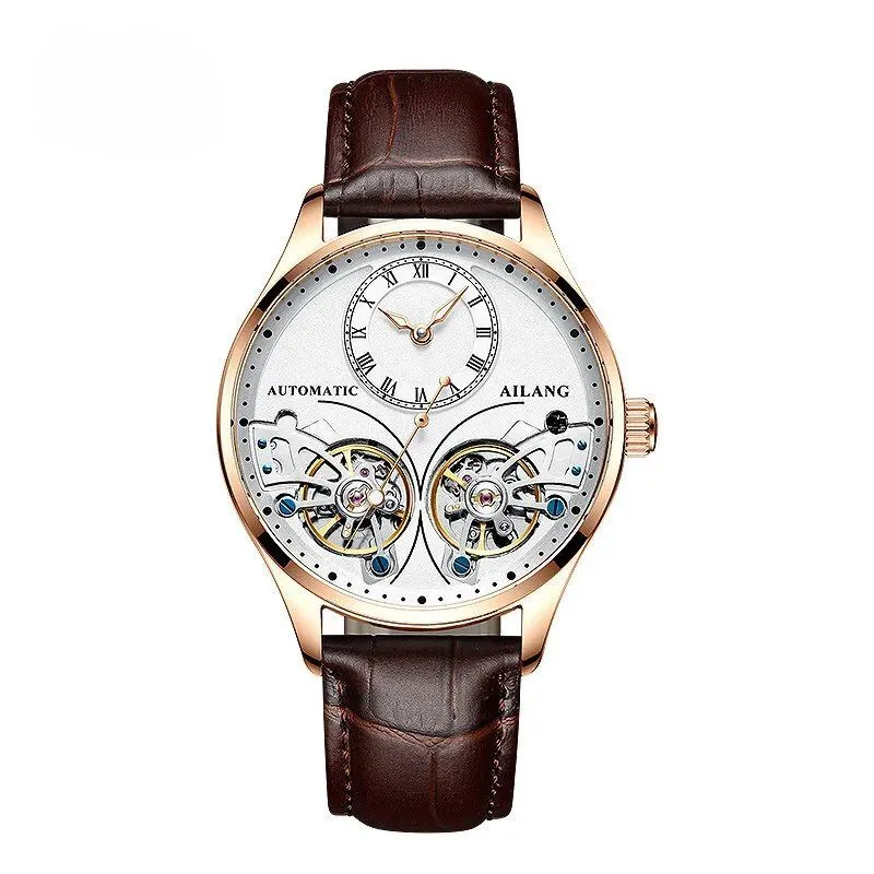 Illuminated Double Tourbillon Mechanical Timepiece