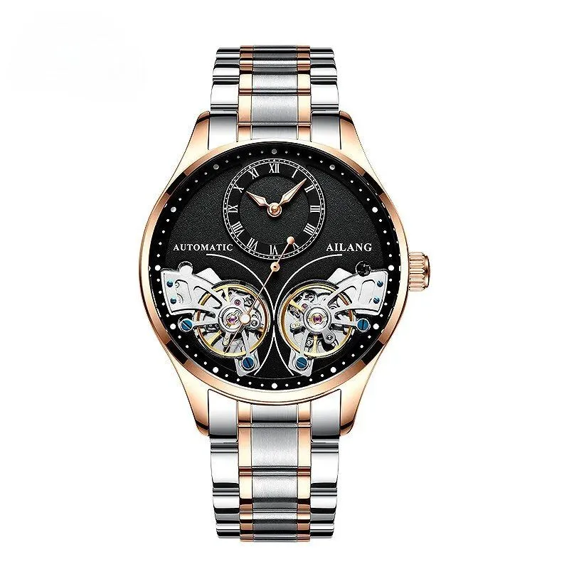 Illuminated Double Tourbillon Mechanical Timepiece