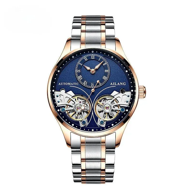 Illuminated Double Tourbillon Mechanical Timepiece
