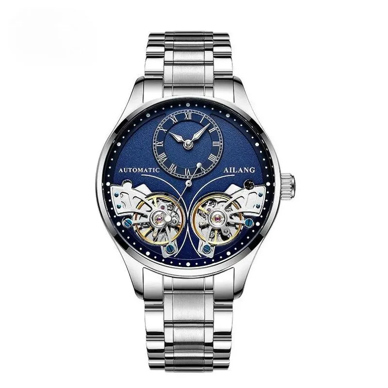 Illuminated Double Tourbillon Mechanical Timepiece