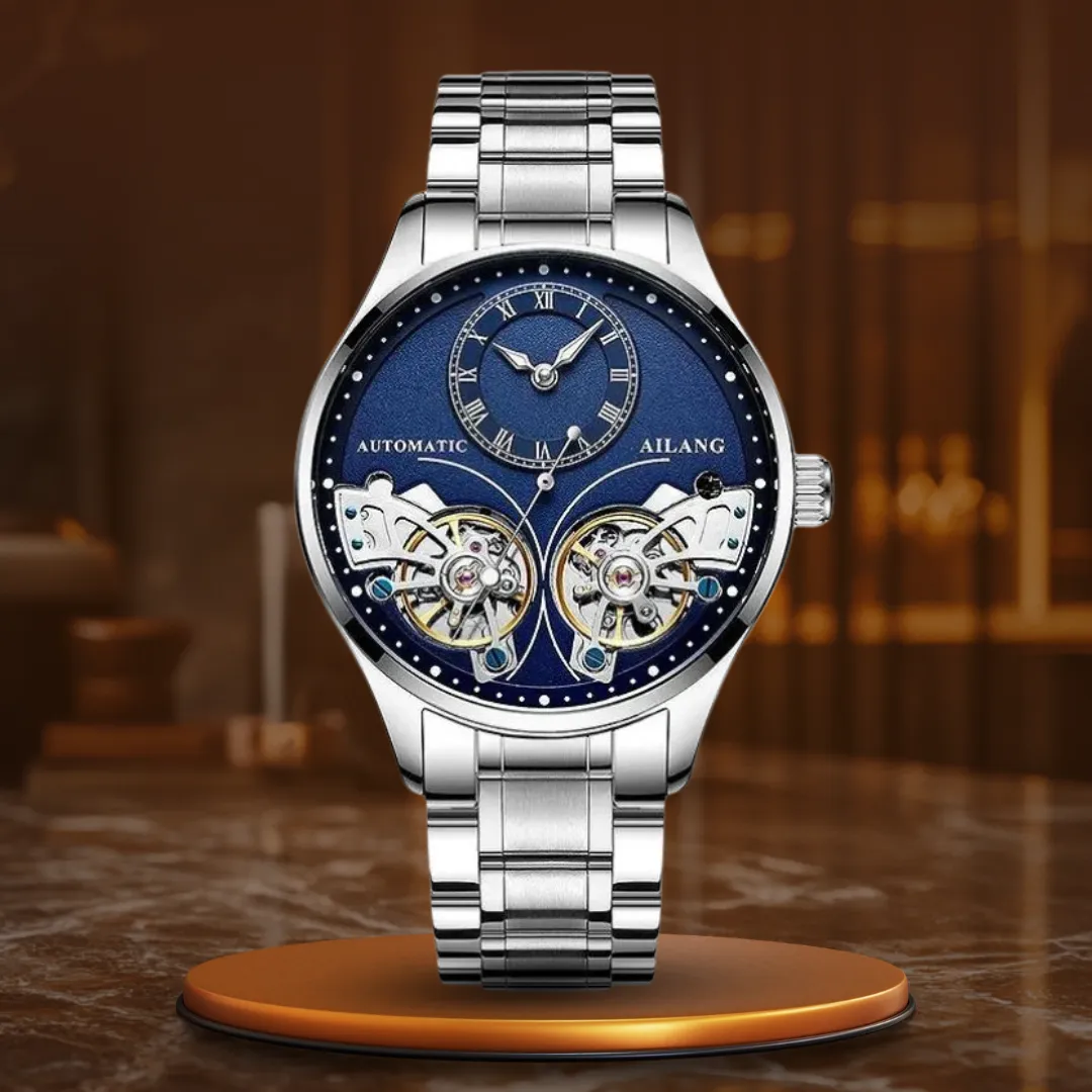 Illuminated Double Tourbillon Mechanical Timepiece