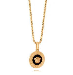 Italgem Steel Medusa Round Pendant