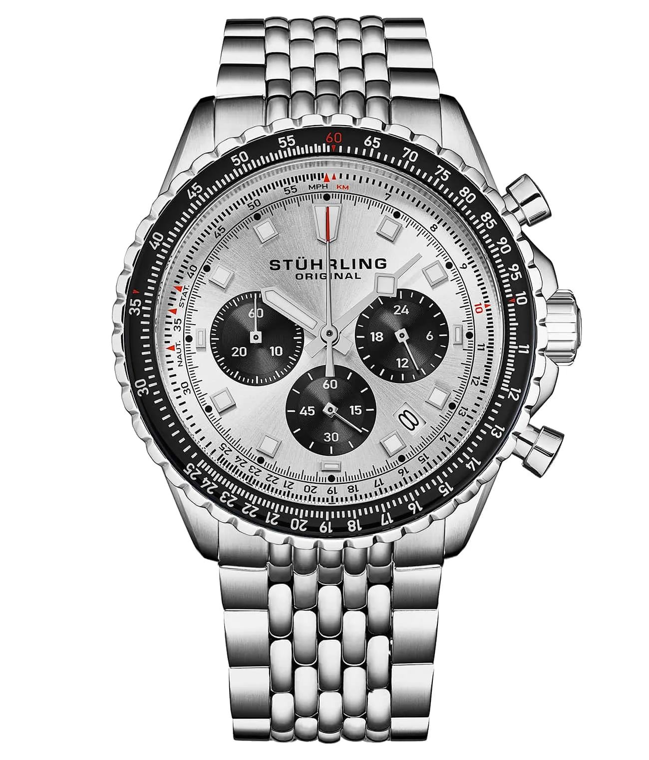 Japanese Chronograph RaceWay 1010 44mm Quartz Watch