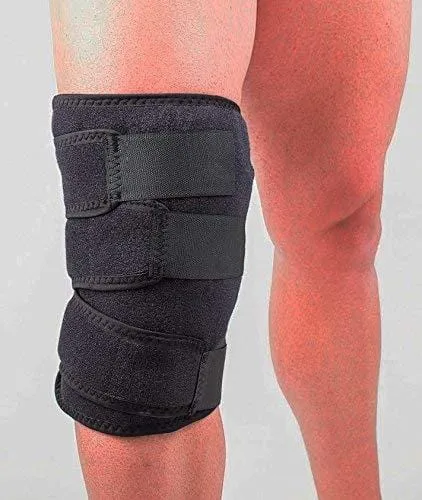 Knee Ice Pack Soft Brace   Compression Cold Therapy 360º knee Ice Wrap, 15-20 min of 32ºf Knee Icing Recommended by Ortho MDs Safe and Effective. Universal Size. Clinical Quality. USA.