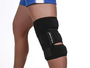 Knee Ice Pack Soft Brace   Compression Cold Therapy 360º knee Ice Wrap, 15-20 min of 32ºf Knee Icing Recommended by Ortho MDs Safe and Effective. Universal Size. Clinical Quality. USA.
