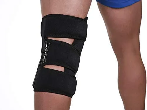 Knee Ice Pack Soft Brace   Compression Cold Therapy 360º knee Ice Wrap, 15-20 min of 32ºf Knee Icing Recommended by Ortho MDs Safe and Effective. Universal Size. Clinical Quality. USA.