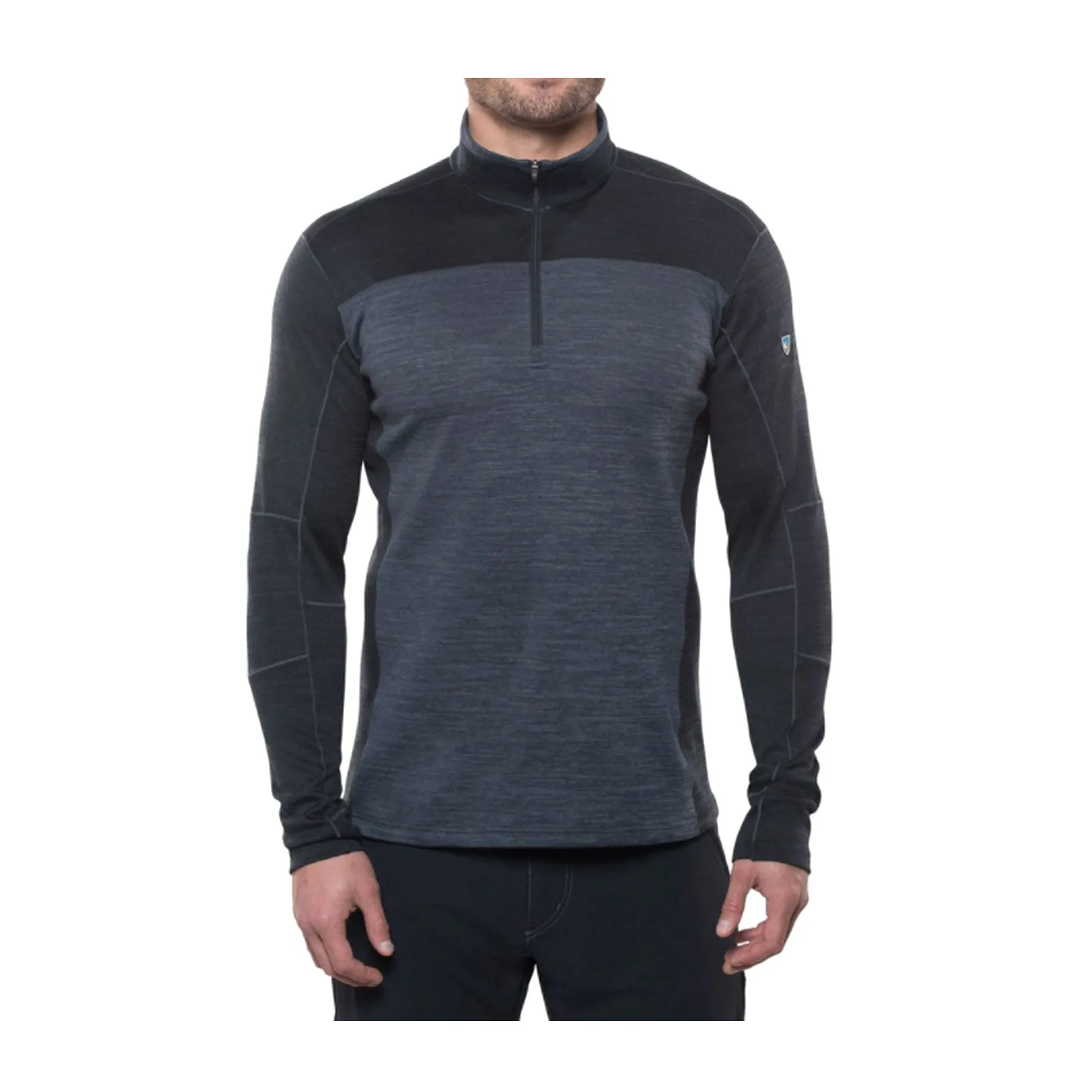 Kuhl Ryzer 1/4 Zip Hiking Shirt (Men) - Black/Koal