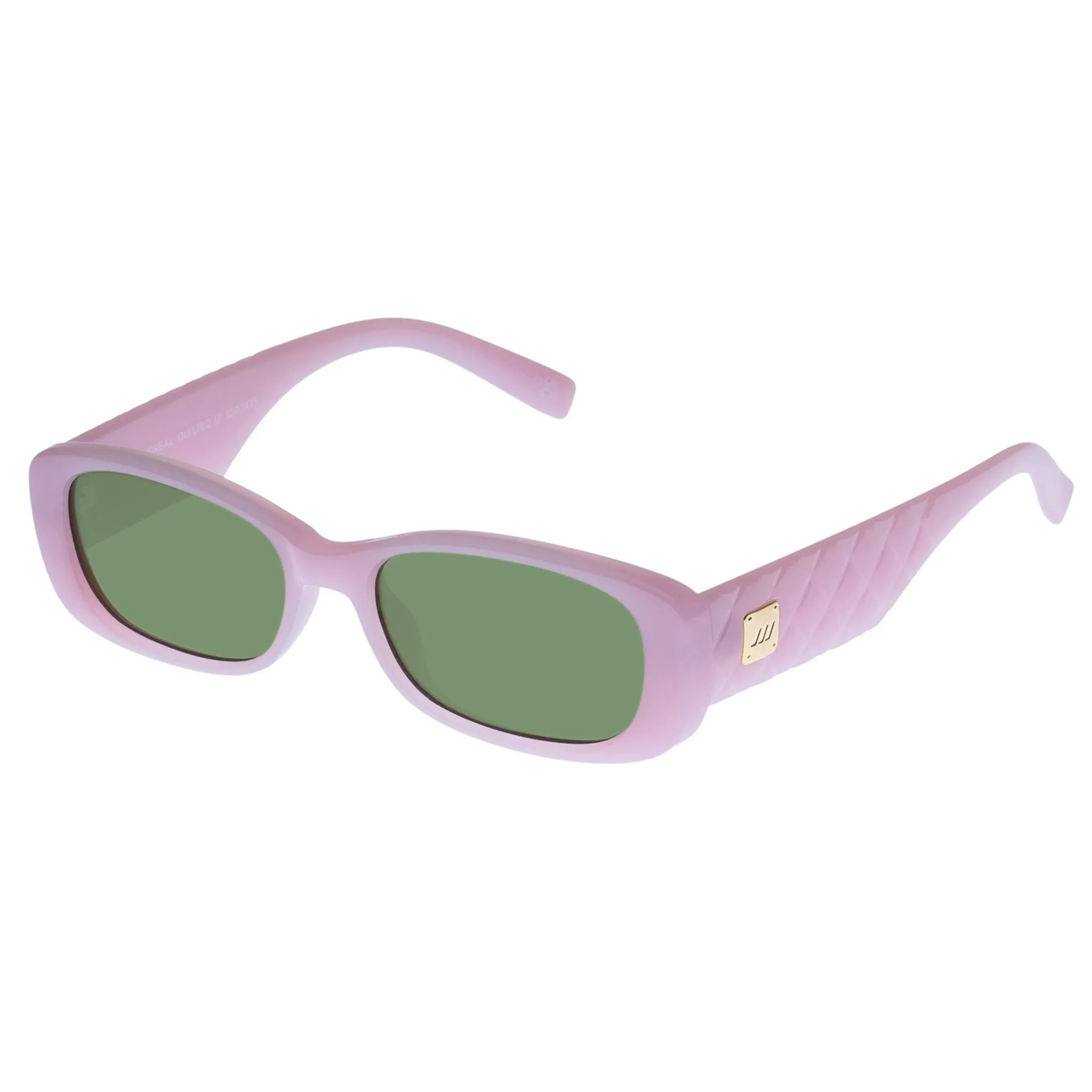 Le Specs Unreal Quilted | Baby Doll Pink