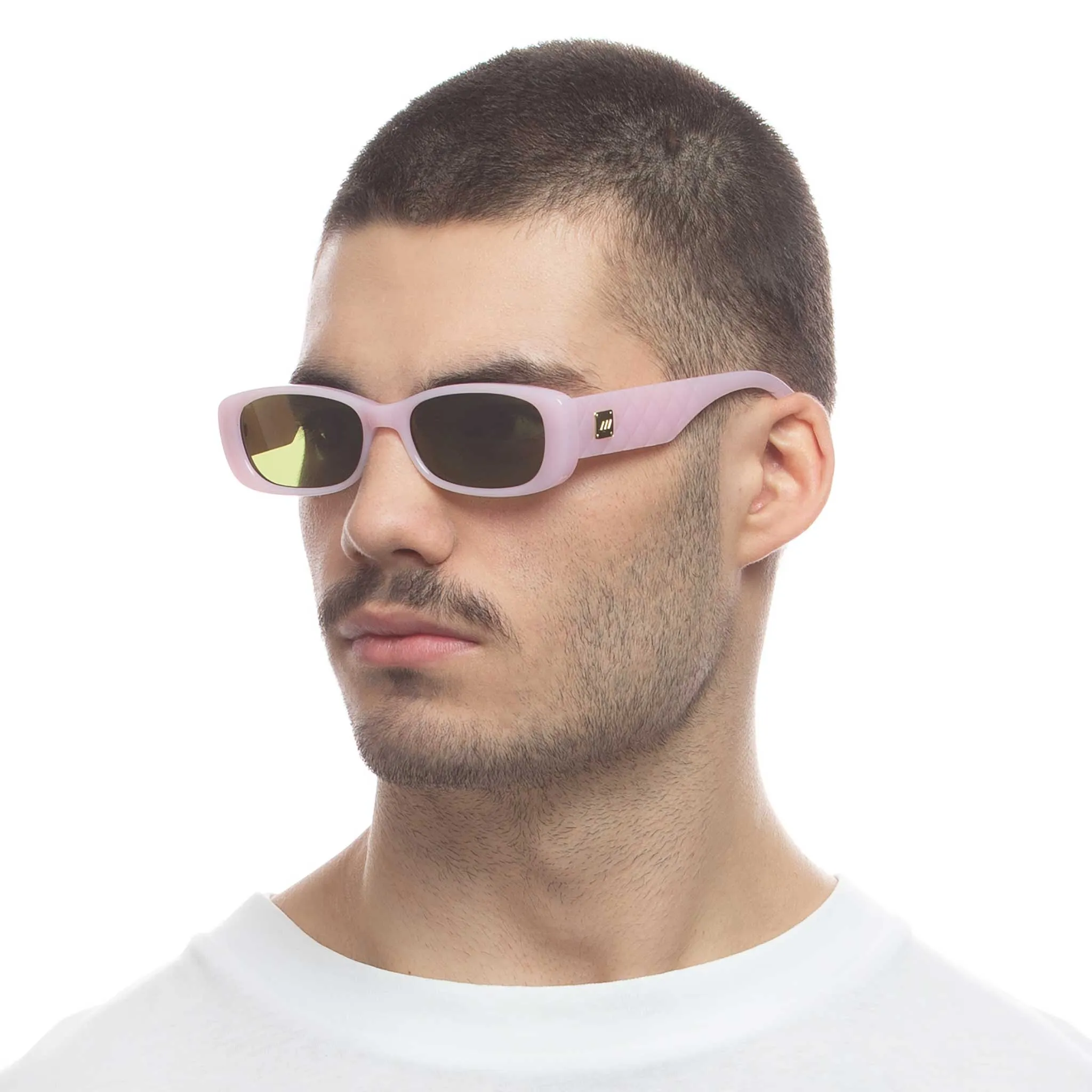 Le Specs Unreal Quilted | Baby Doll Pink