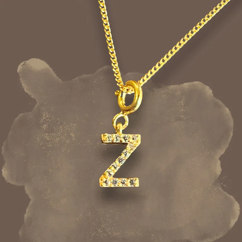 Letter Pendant - Z