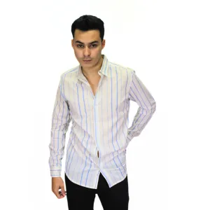 LINING BUTTON DOWN COTTON SHIRT