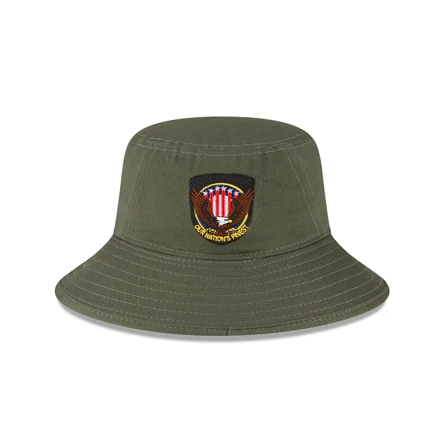 LOS ANGELES DODGERS 2023 ARMED FORCES BUCKET HAT