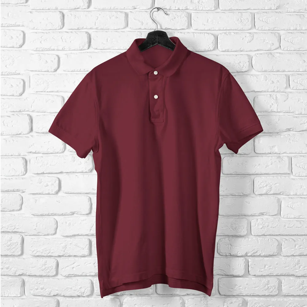 Maroon Polo T shirt