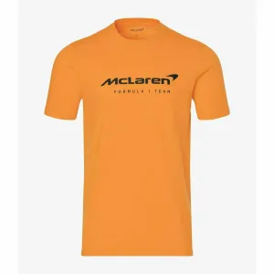 McLaren F1 Kids Core Essentials T-Shirt - Youth Papaya/Phantom/Cloud Blue