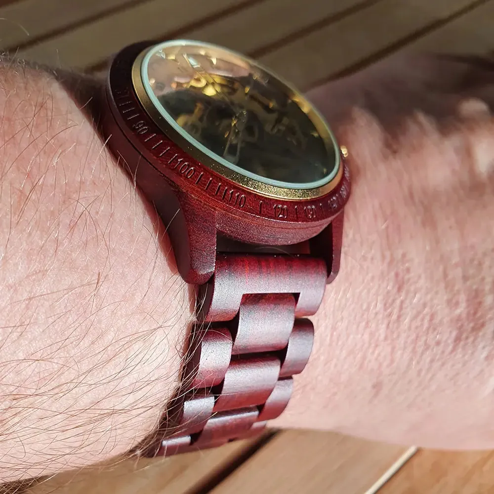 Mechanical Wooden Classic Men's Watch