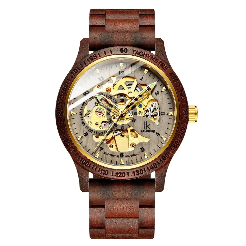 Mechanical Wooden Classic Men's Watch