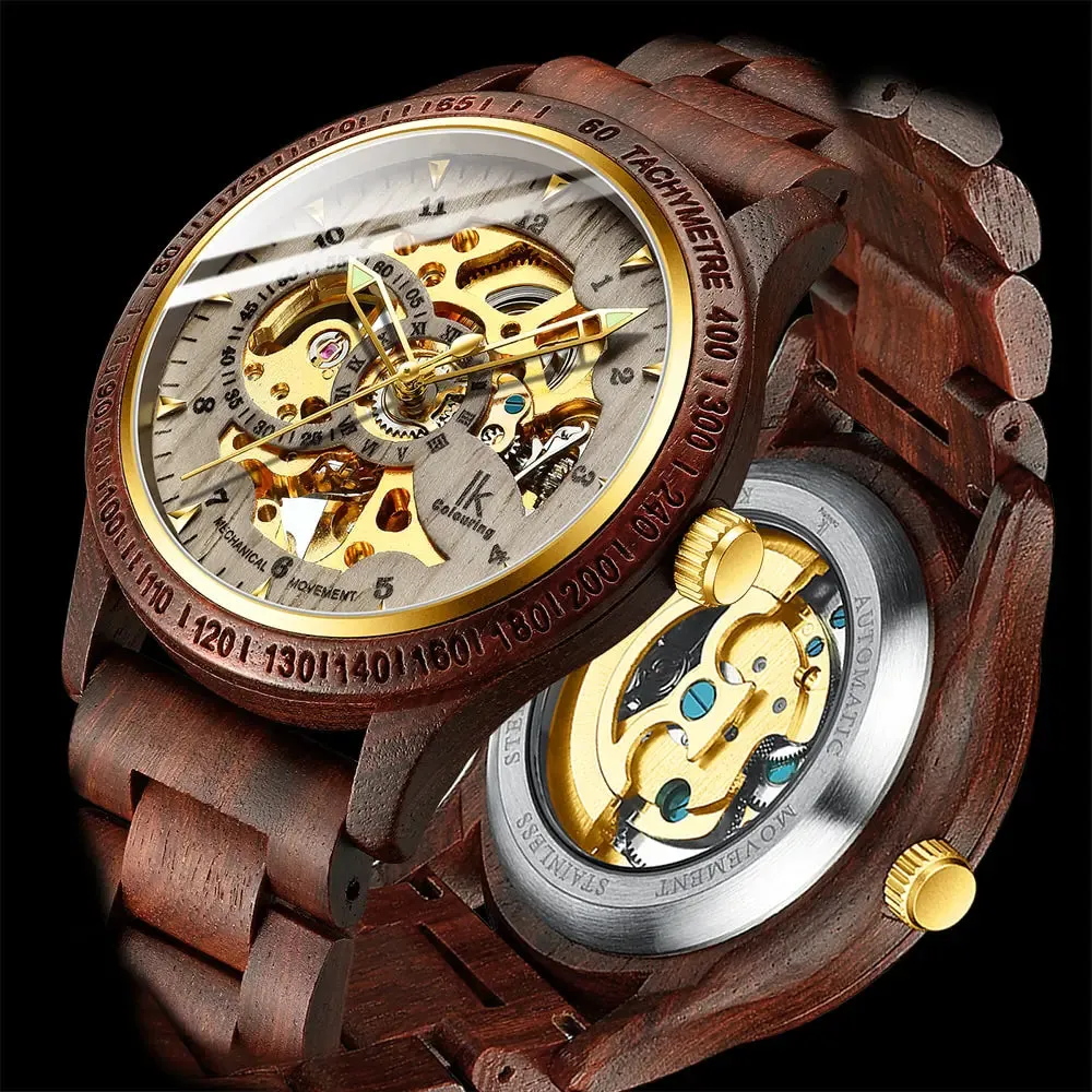 Mechanical Wooden Classic Men's Watch