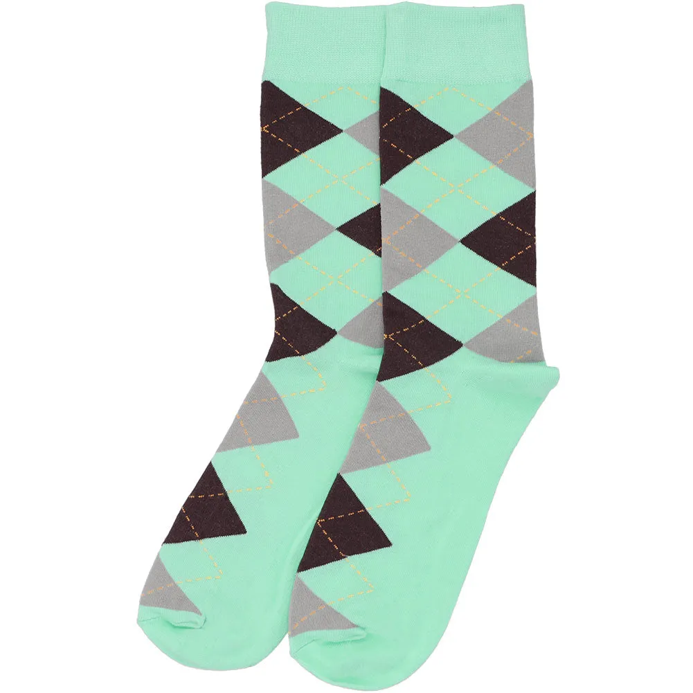 Men’s Fun Argyle Socks, 5-Pack