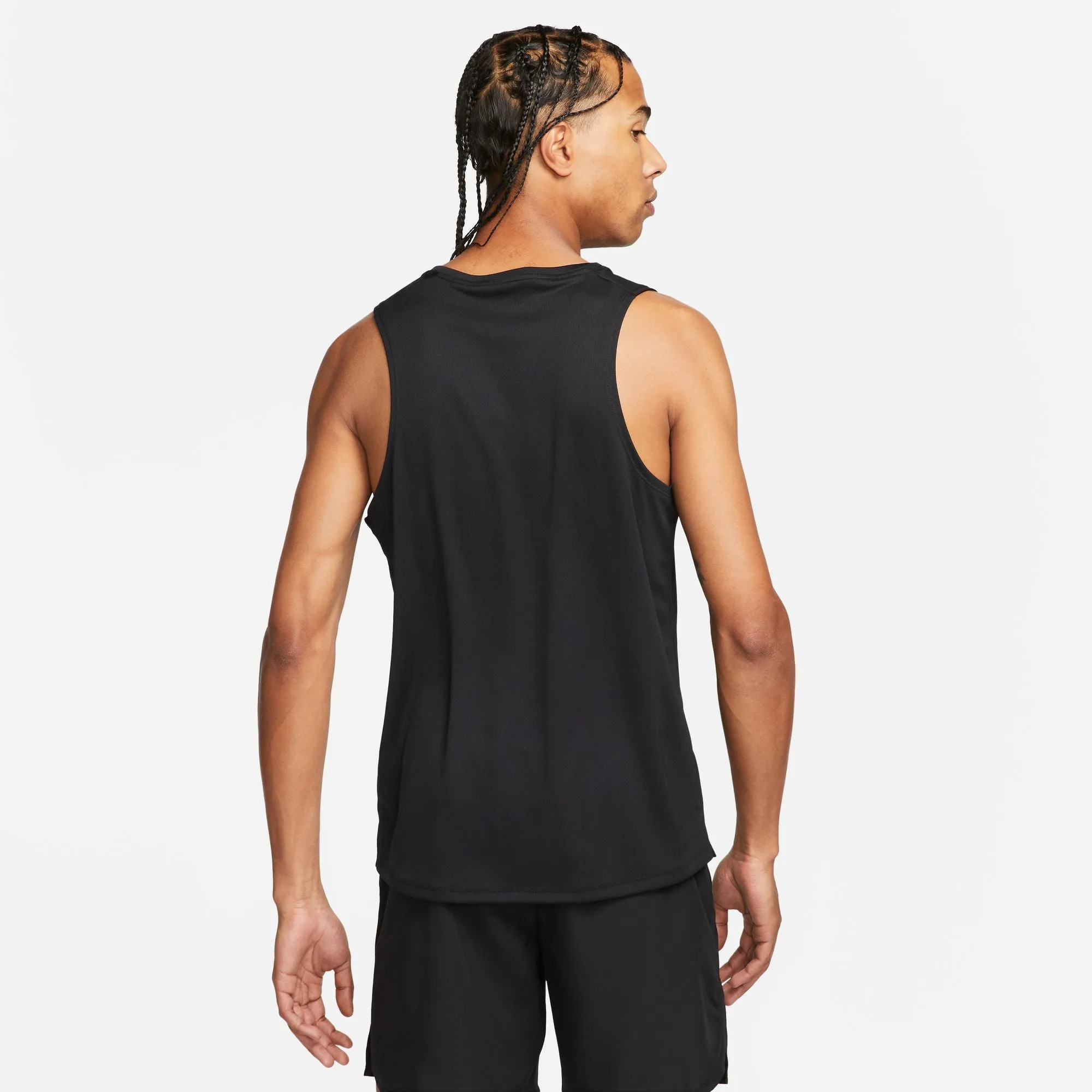 MEN'S MILER TANK - 010 BLACK/REFLECTIVE SILV