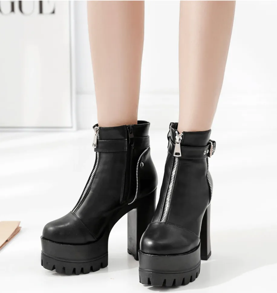 Minerva High Platform Boots