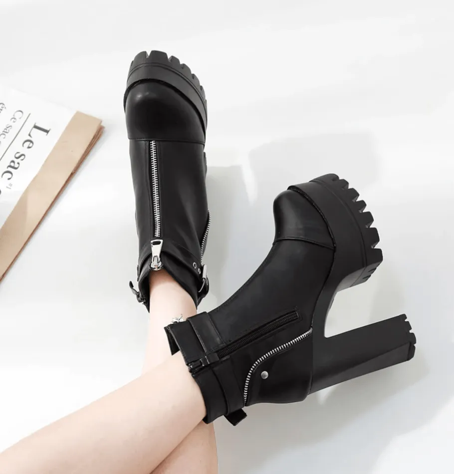 Minerva High Platform Boots