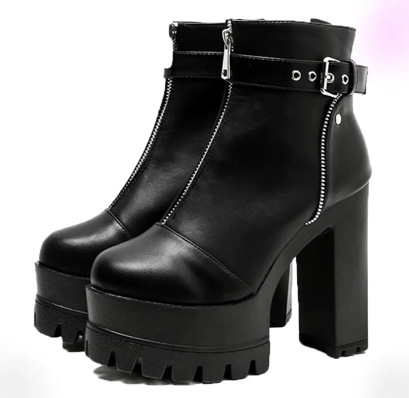 Minerva High Platform Boots
