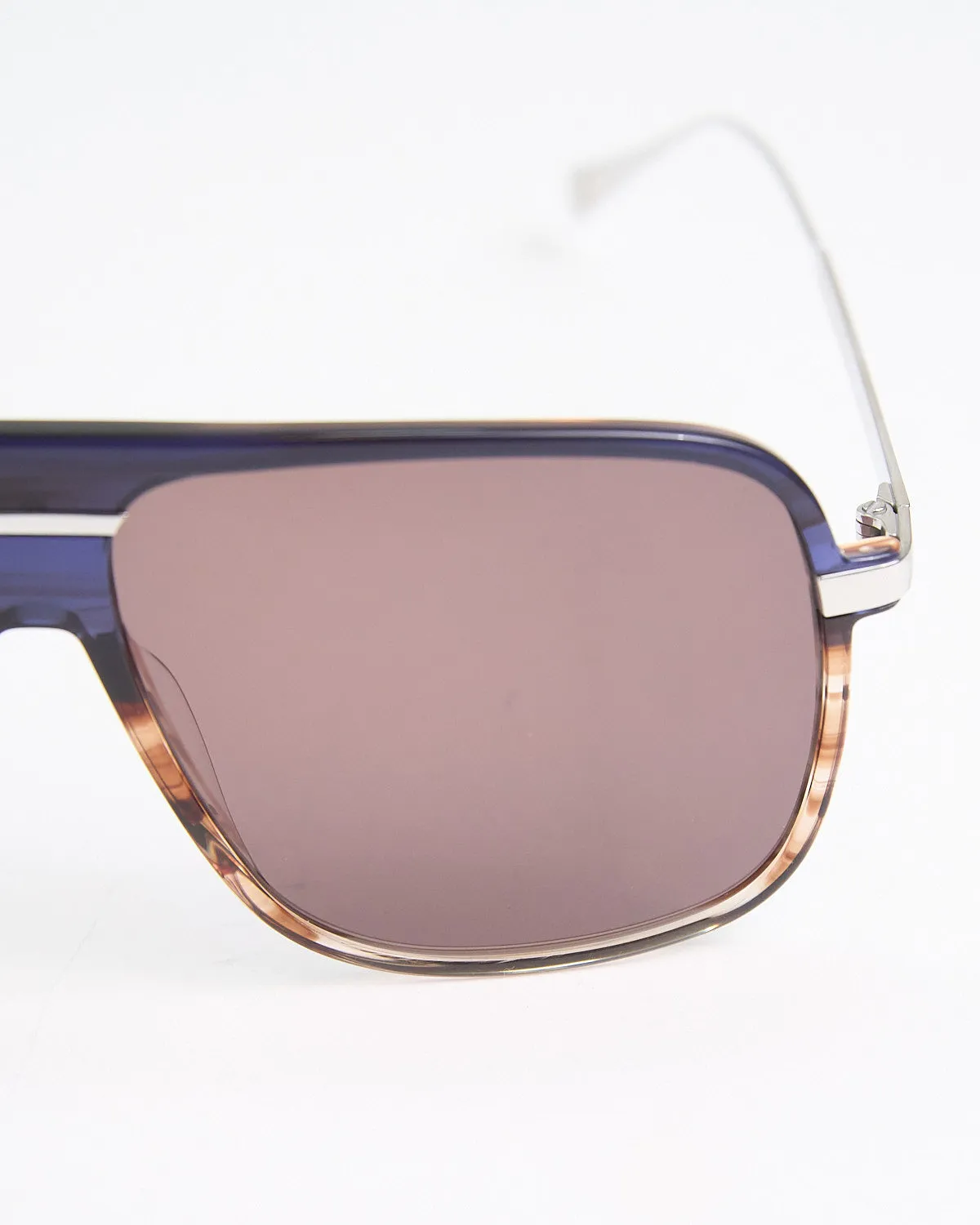 Navy Tortoise Gradient Aviator SJV562 Sunglasses