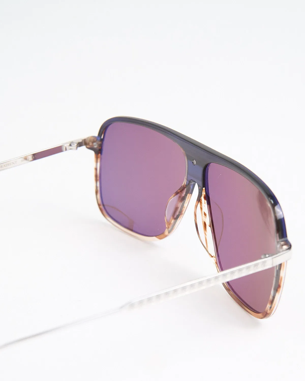 Navy Tortoise Gradient Aviator SJV562 Sunglasses