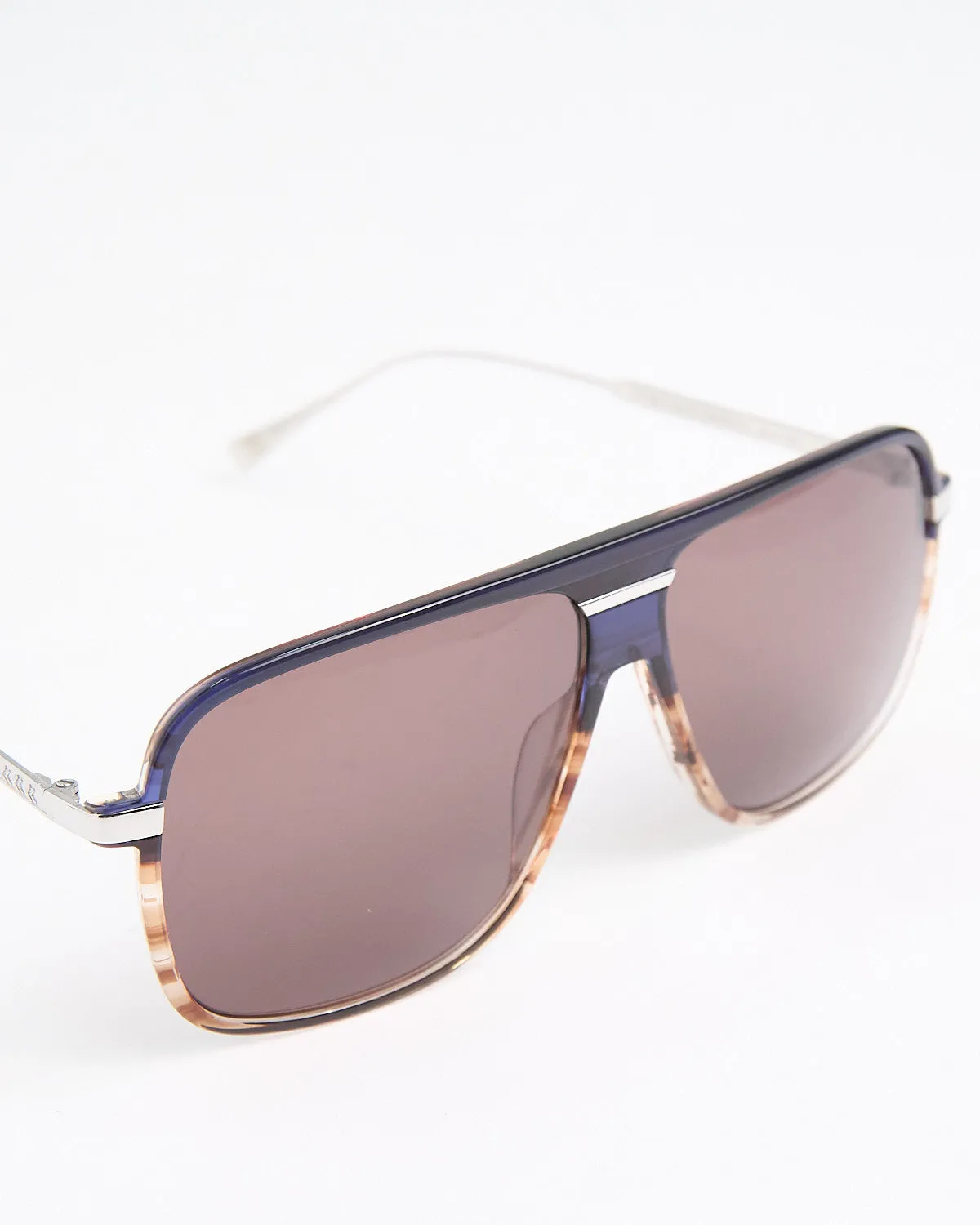 Navy Tortoise Gradient Aviator SJV562 Sunglasses
