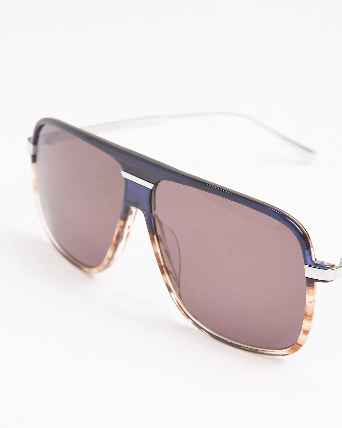 Navy Tortoise Gradient Aviator SJV562 Sunglasses