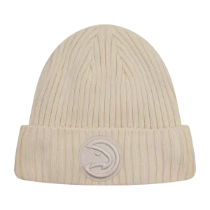 NBA ATLANTA HAWKS NEUTRAL BEANIE (EGGSHELL)