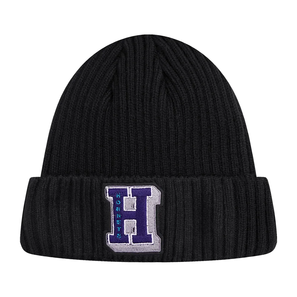 NBA CHARLOTTE HORNETS MASH UP BEANIE (BLACK)