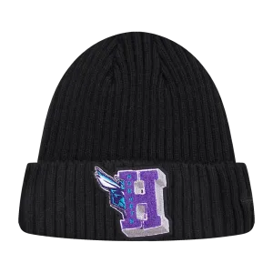 NBA CHARLOTTE HORNETS MASH UP BEANIE (BLACK)