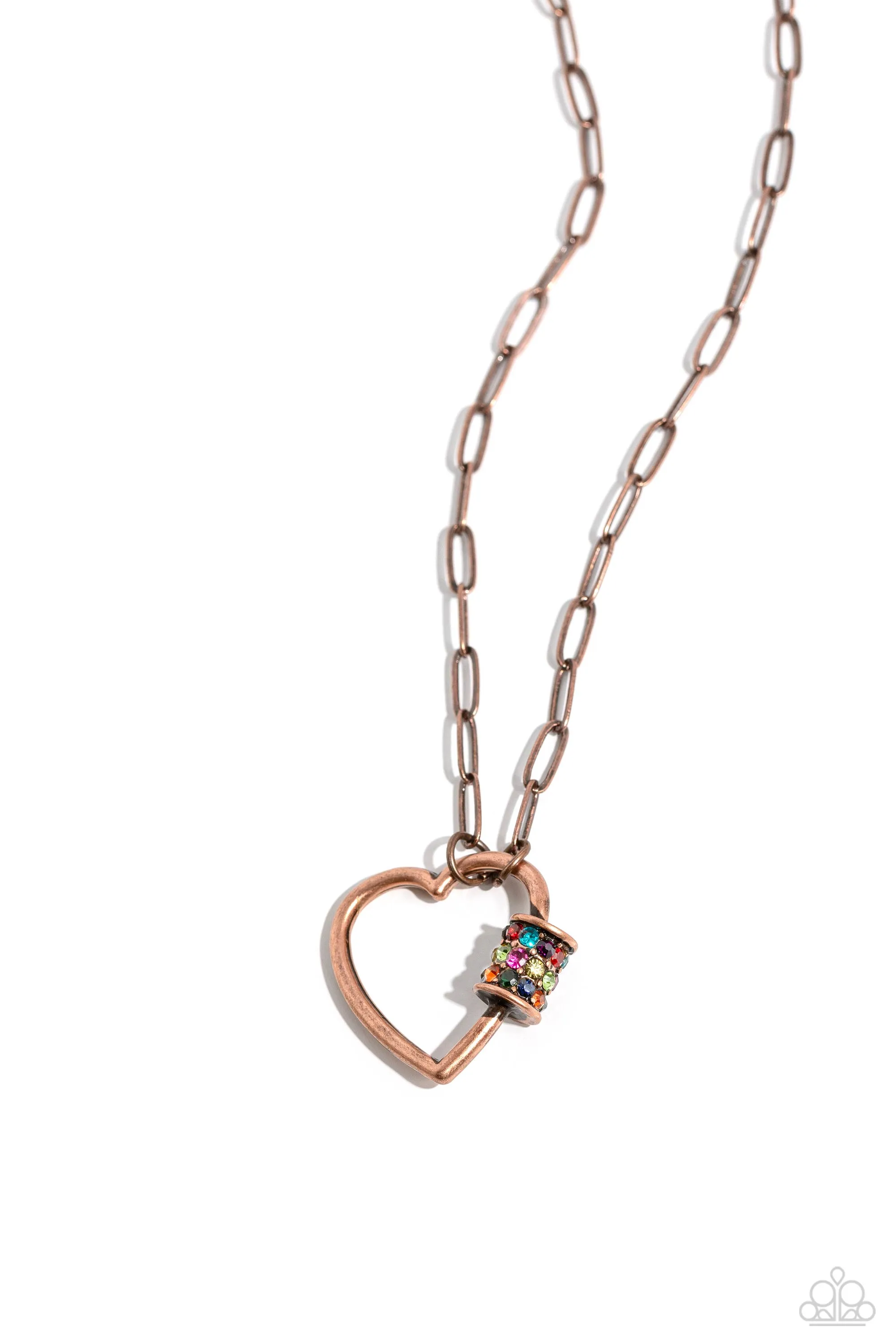 Necklaces Affectionate Attitude - Copper VDAY