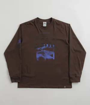 Nike ACG Bridge of Gods Long Sleeve T-Shirt - Baroque Brown